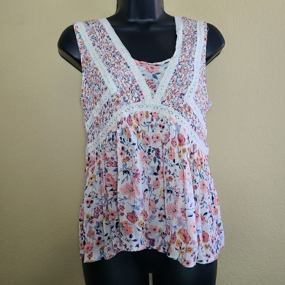 Blue Rain Sleeveless Top 